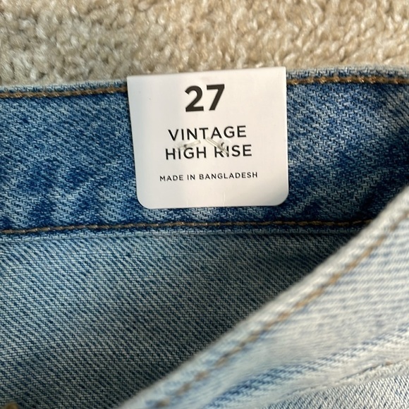 Pacsun Women’s Denim Shorts Size 27 Medium Wash 100% Cotton Distressed High Rise - Picture 11 of 13